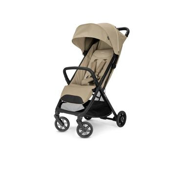 Inglesina Quid3 Tek El Tek Hamle ile Katlanıp Açılan Kabin Boy Bebek Arabası - Lunar Beige