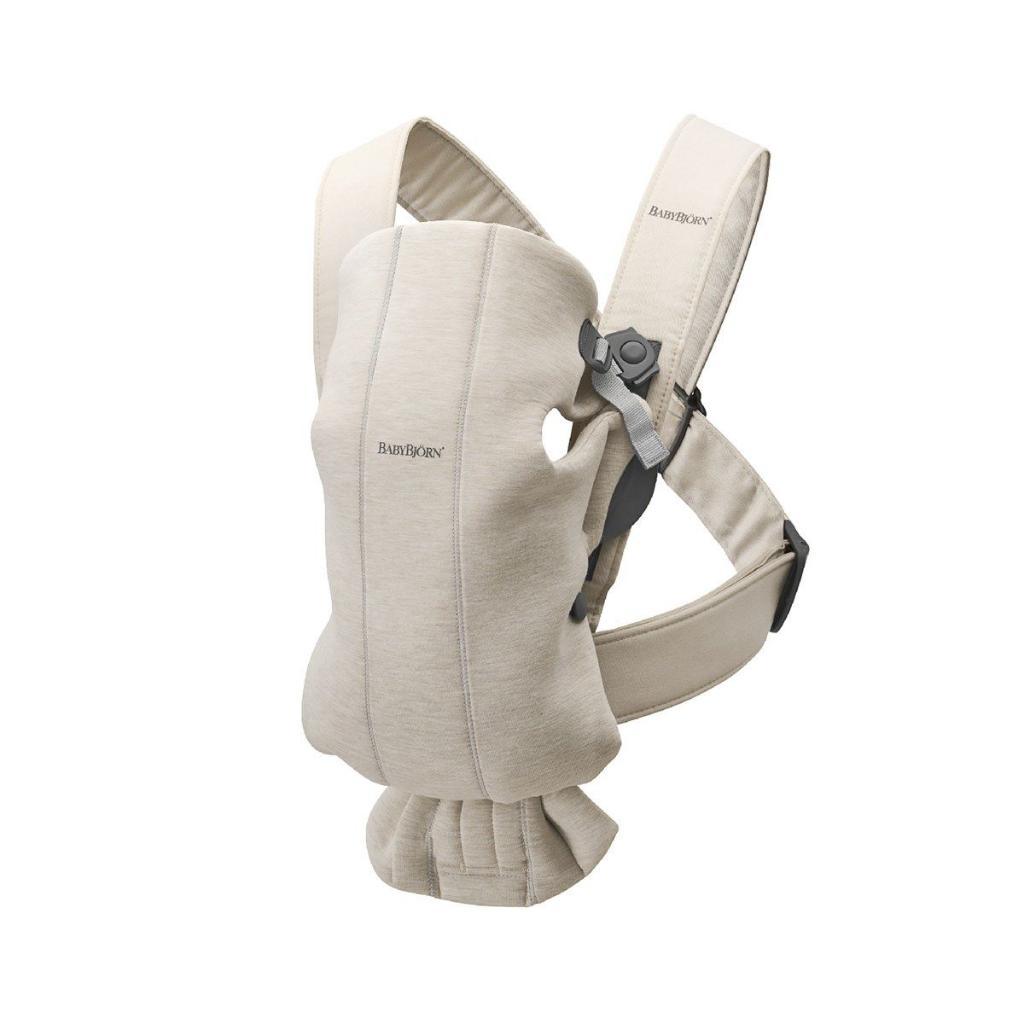 BabyBjörn Bliss Ana Kucağı & Kanguru Mini 3D Cotton Jersey Yenidoğan Seti / Light Beige - Baby Baby Bebek Mağazaları