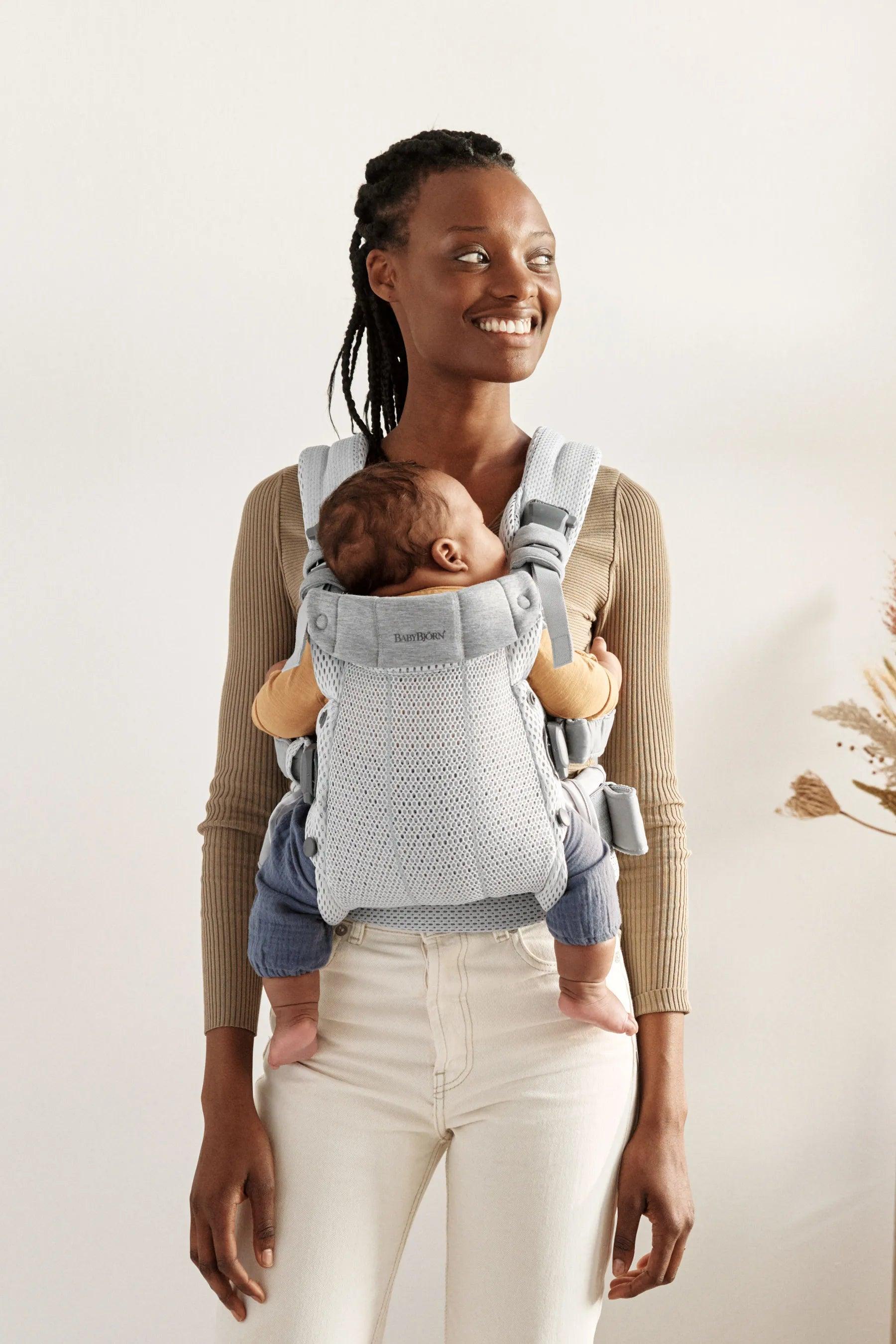 BabyBjörn Kanguru Harmony 3D Mesh / Silver – Baby Baby Bebek BabyBjörn Kanguru Harmony 3D Mesh / Silver – Baby Baby Bebek