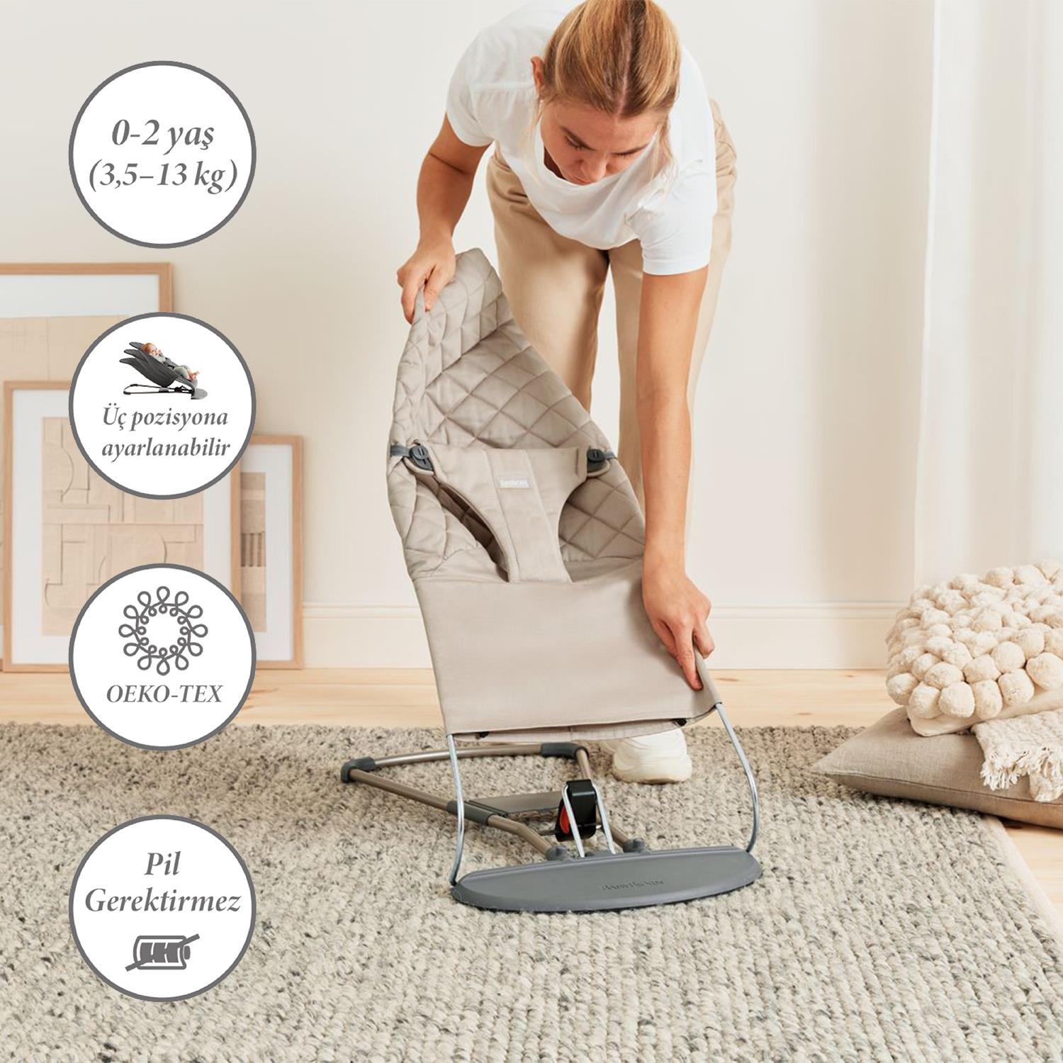 Ana Bassinet Seat Babybjörn Balance Bliss Ana Kucağı Cotton