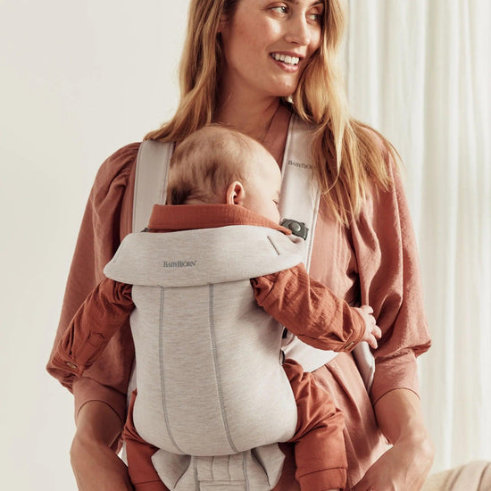 BabyBjörn Kanguru Mini Cotton 3D Jersey / Light Beige - Baby Baby Bebek Mağazaları