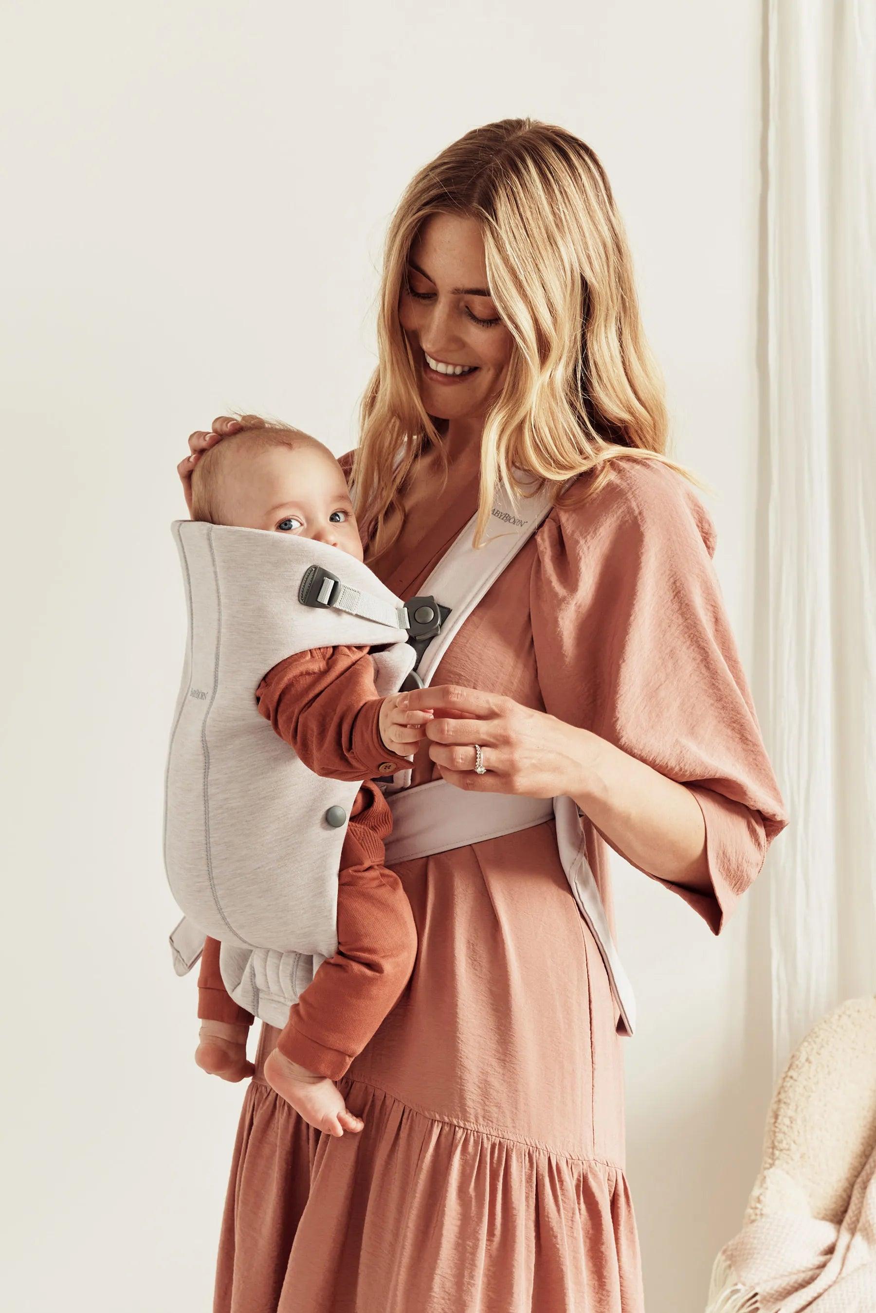 BabyBjörn Kanguru Mini Cotton 3D Jersey / Light Beige - Baby Baby Bebek Mağazaları