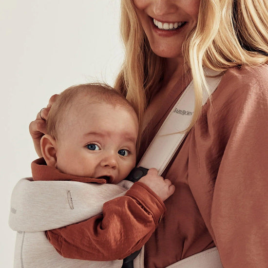 BabyBjörn Kanguru Mini Cotton 3D Jersey / Light Beige - Baby Baby Bebek Mağazaları