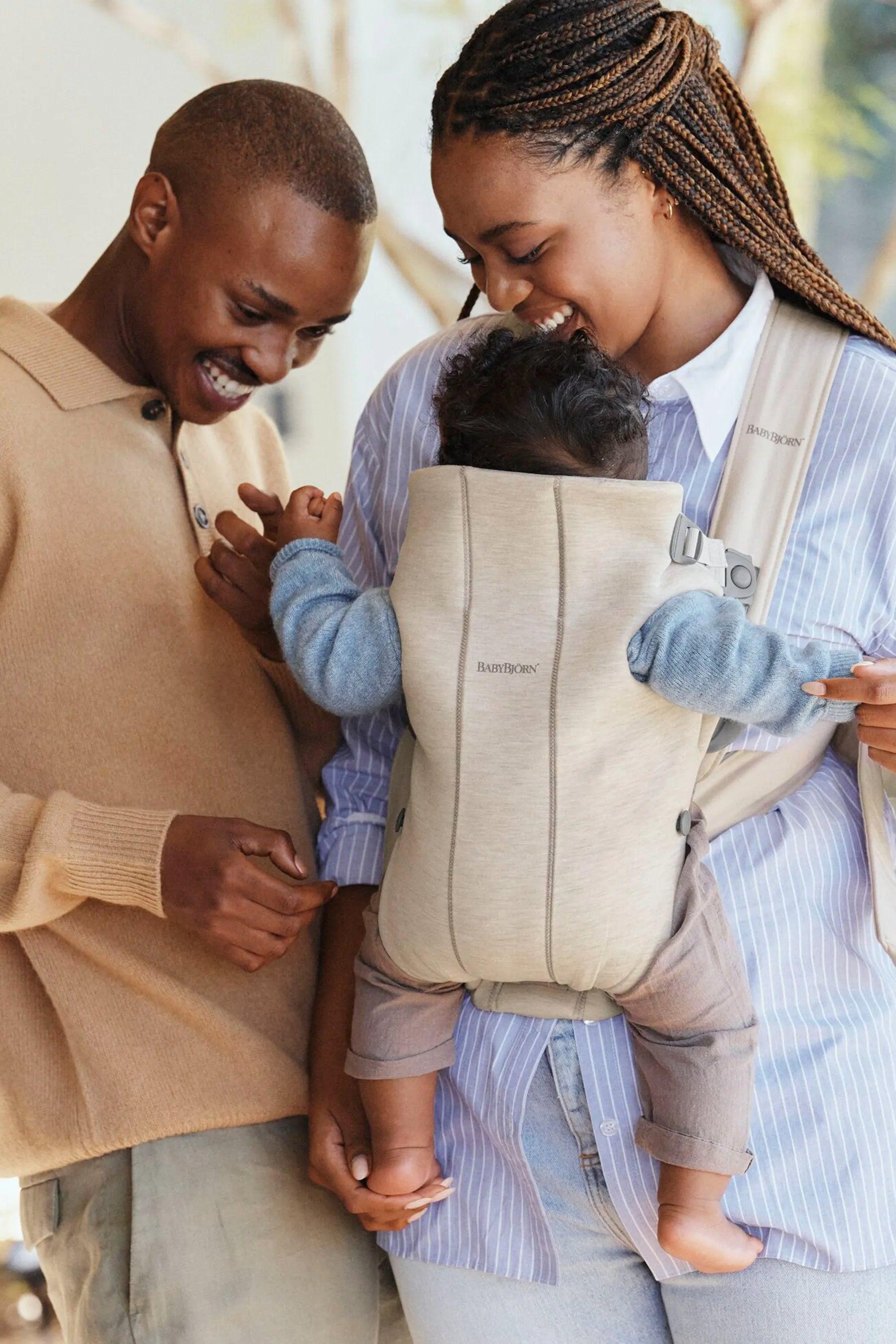 BabyBjörn Kanguru Mini Cotton 3D Jersey / Light Beige - Baby Baby Bebek Mağazaları