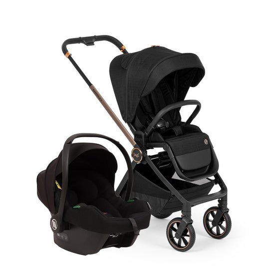 Easyfold 5 Black Cosmo Travel Sistem Bebek Arabası Black Gold