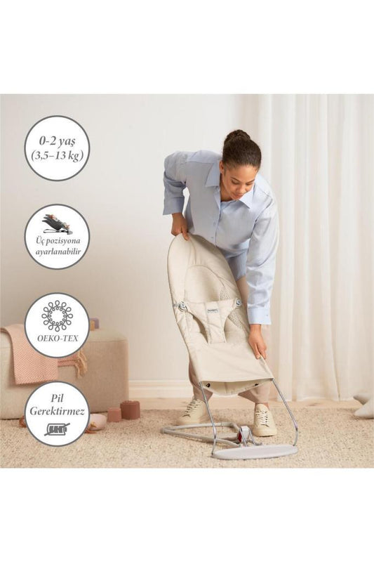 Balance Soft Woven Jersey Üçlü Kumaş / Light Beige - Baby Baby Bebek Mağazaları
