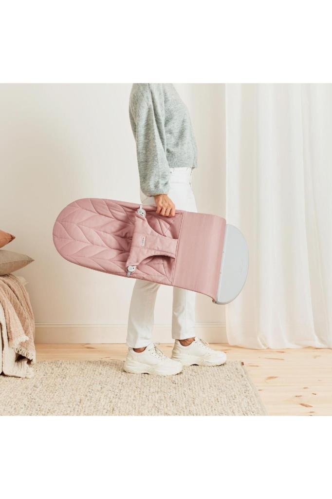 Bliss Ana Kucağı Petal Woven Cotton & Taşıma Çantalı / Dusty Pink - Baby Baby Bebek Mağazaları