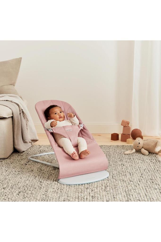 Bliss Ana Kucağı Petal Woven Cotton & Taşıma Çantalı / Dusty Pink - Baby Baby Bebek Mağazaları