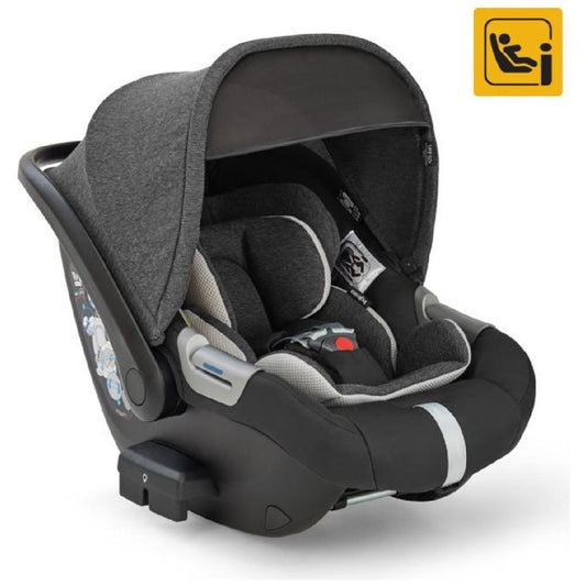 Darwin Infant i-Size Gr 0+ Bebek Ana Kucağı ve Oto Koltuğu 40-75 cm - Upper Black