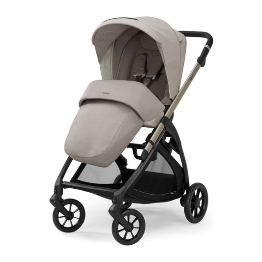 Electa+ Tek El Tek Hamle ile Katlanıp Açılan Çift Yön Bebek Arabası - Battery Beige