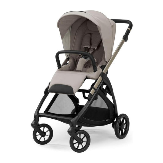 Electa+ Tek El Tek Hamle ile Katlanıp Açılan Çift Yön Bebek Arabası - Battery Beige