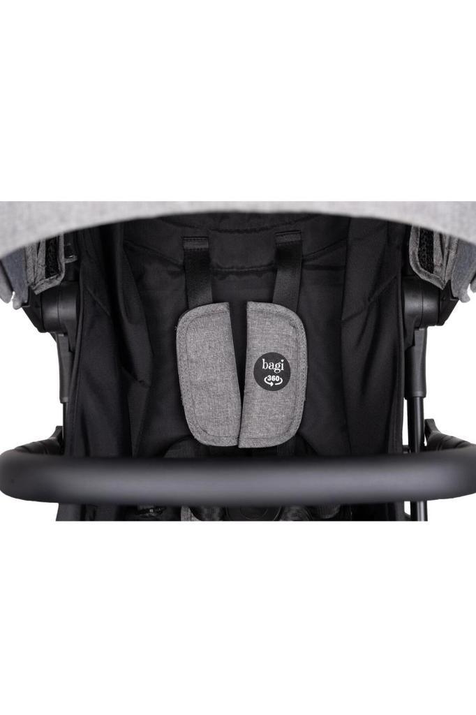 Gravity Autofold Black Cosmo Travel Sistem Bebek Arabası Grey - Baby Baby Bebek Mağazaları
