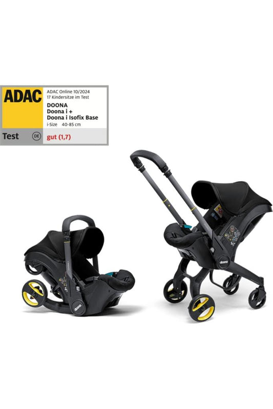 İ Bebek Arabasına Dönüşen Tekerlekli gr 0 Ana Kucağı Oto Koltuğu - Nitro Black