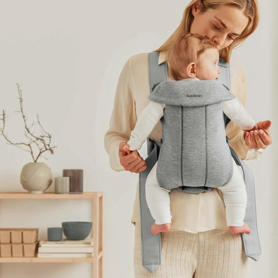BabyBjörn Kanguru Mini 3D Cotton Jersey / Light Grey - Baby Baby Bebek Mağazaları