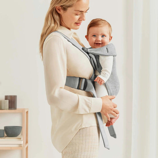 BabyBjörn Kanguru Mini 3D Cotton Jersey / Light Grey - Baby Baby Bebek Mağazaları