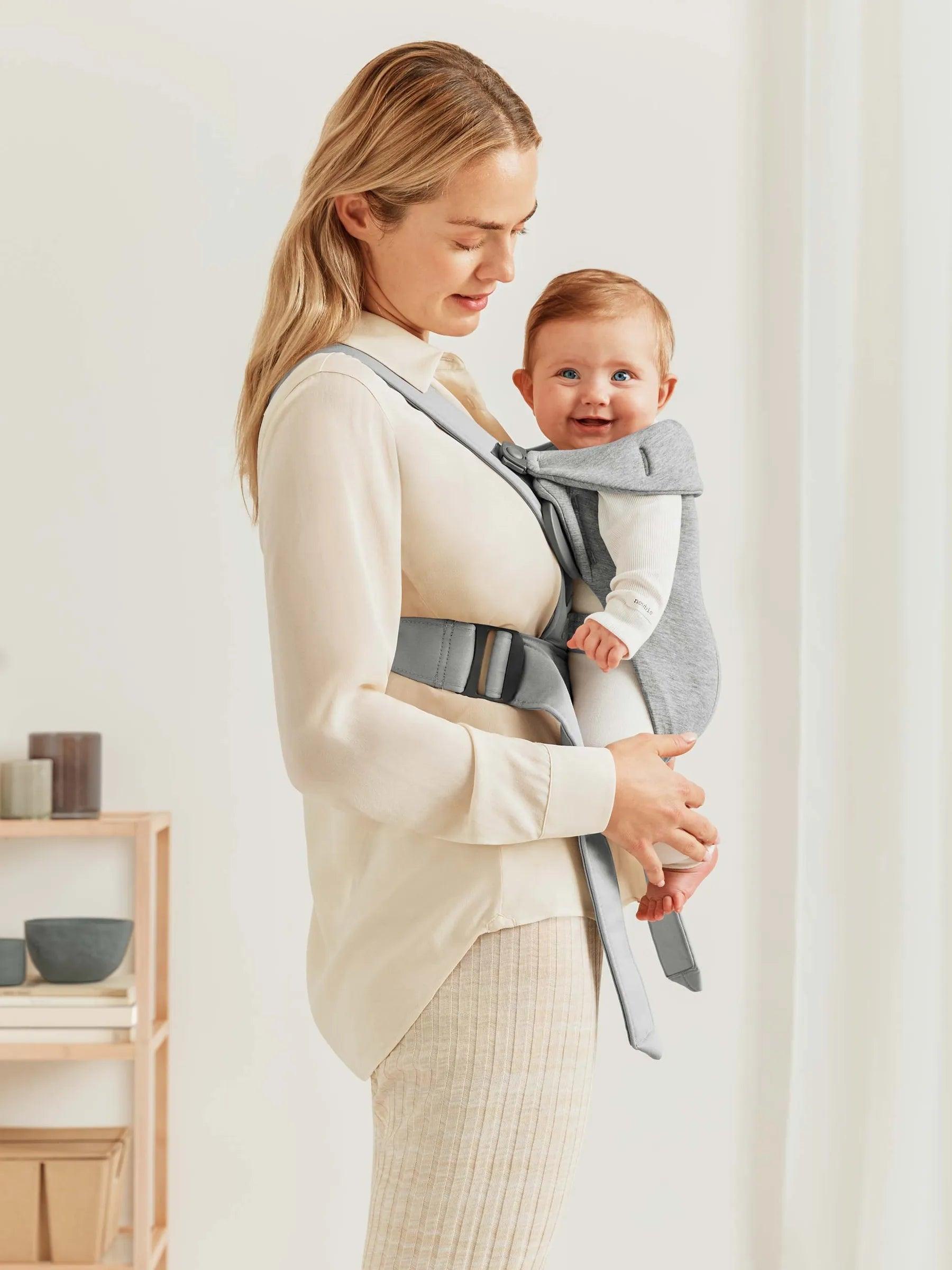 BabyBjörn Kanguru Mini 3D Cotton Jersey / Light Grey - Baby Baby Bebek Mağazaları