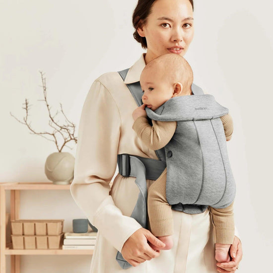 BabyBjörn Kanguru Mini 3D Cotton Jersey / Light Grey - Baby Baby Bebek Mağazaları