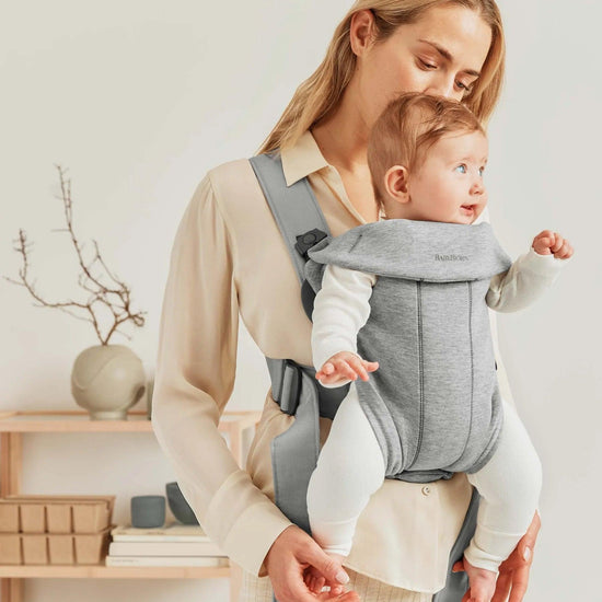 BabyBjörn Kanguru Mini 3D Cotton Jersey / Light Grey - Baby Baby Bebek Mağazaları