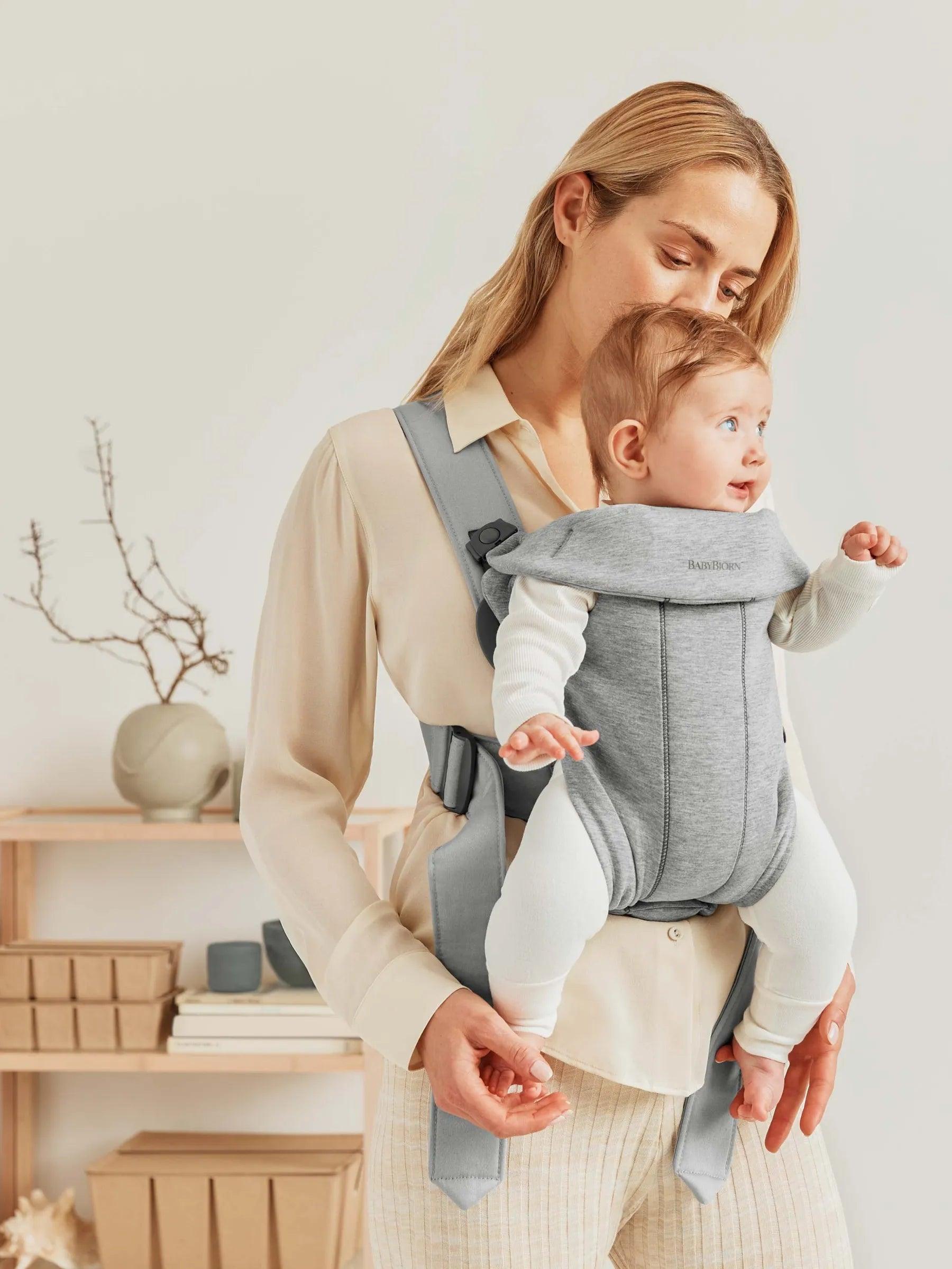 BabyBjörn Kanguru Mini 3D Cotton Jersey / Light Grey - Baby Baby Bebek Mağazaları