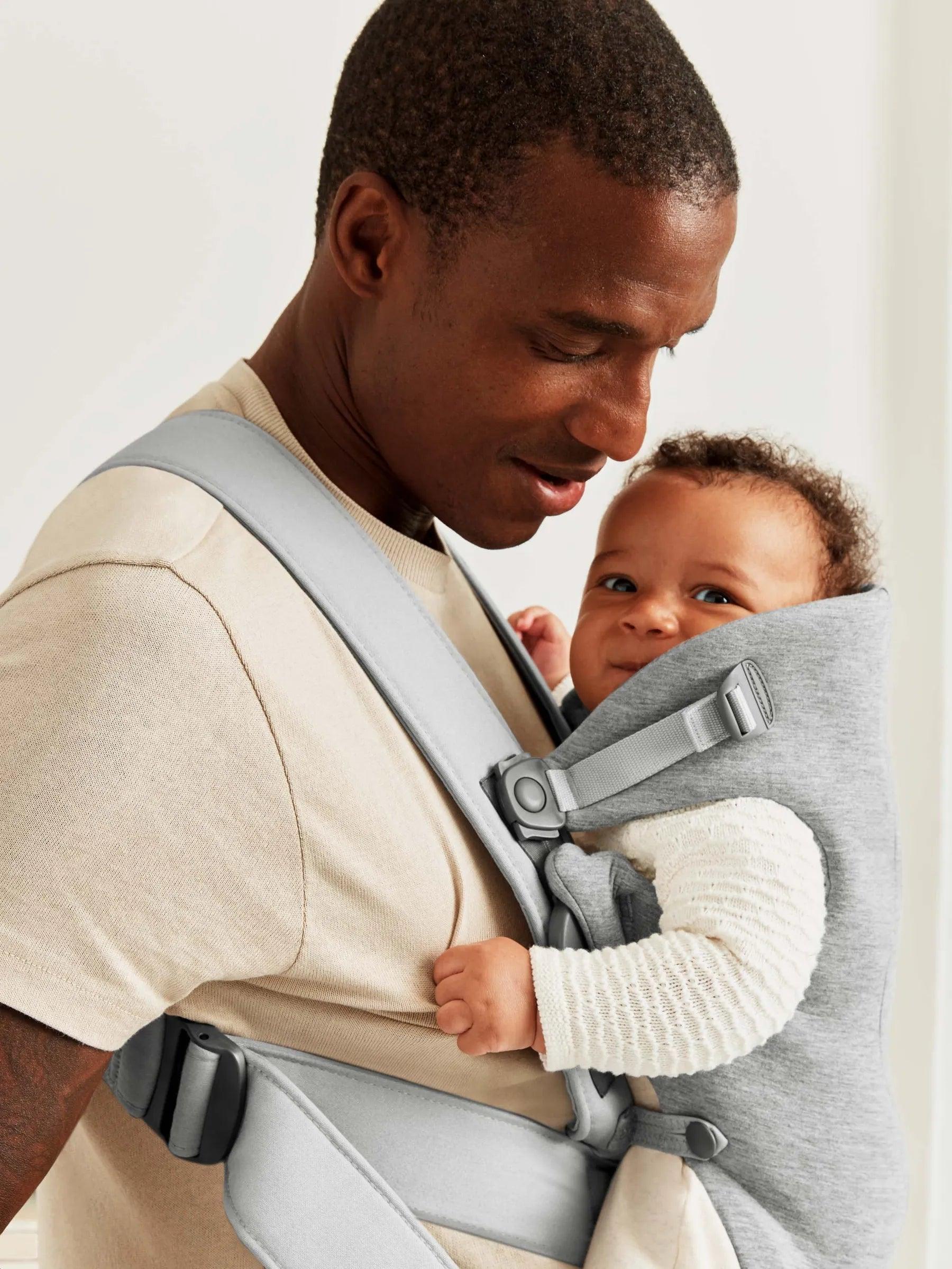 BabyBjörn Kanguru Mini 3D Cotton Jersey / Light Grey - Baby Baby Bebek Mağazaları