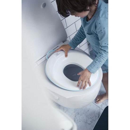 Klozet Adaptörü & Safe Step Banyo Basamağı / White Grey - Baby Baby Bebek Mağazaları