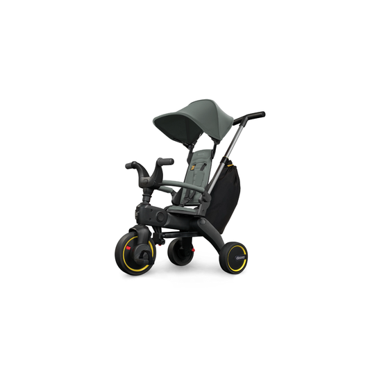 Liki Trike Tek Parça Katlanır 3 Tekerlekli Bebek Bisikleti S3 - Forest Grey