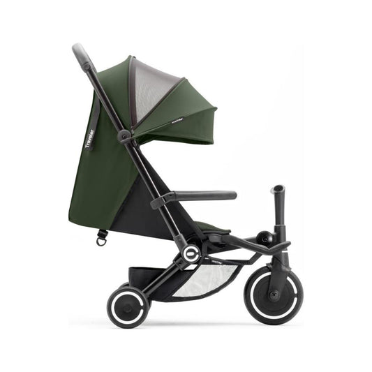 Traveler Hepsi Bir Arada Aktif Kabin Boy Bebek Arabası ve Bisiklet (6 Ay – 4 Yaş) - Forest Green