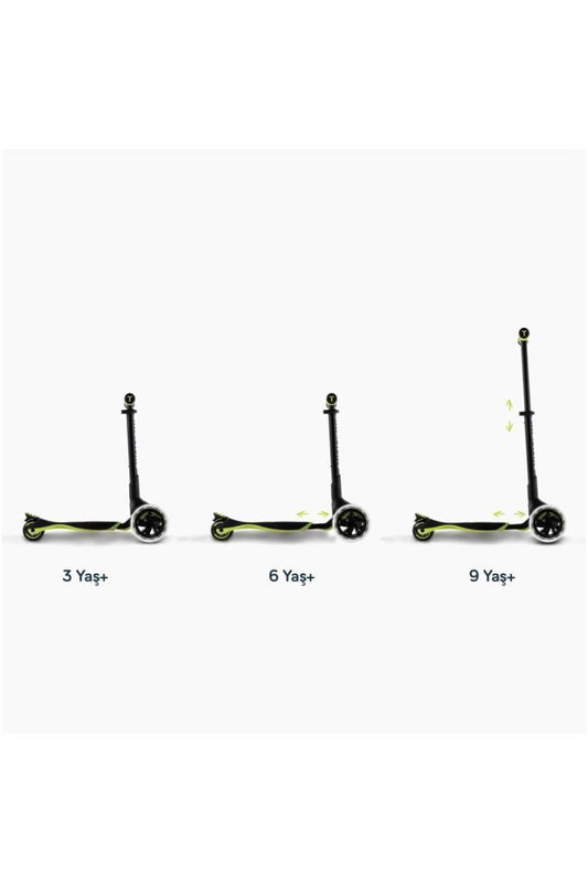 Xtend 3 Aşamalı Büyüyebilen Çocuk Scooterı (3-12 Yaş) - Lime