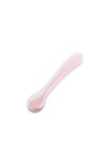 Ergonomik Beslenme Kaşık Seti Powder Pink & Beyaz, 6 Ay+ İkili - Saklama Kabı Hediyeli