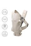 2'li Set Balance Soft Woven Jersey Üçlü Kumaş Ana Kucağı & Kanguru Mini 3D Jersey Light Be