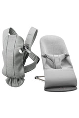 2'li Set Bliss Ana kucağı & Kanguru Mini 3D Jersey Light Grey