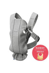 2'li Set Bliss Ana kucağı & Kanguru Mini 3D Jersey Light Grey