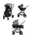 Bebeconfort Haze Trio 3'ü 1 Arada Seyahat Sistem Bebek Araba Tinted Gray