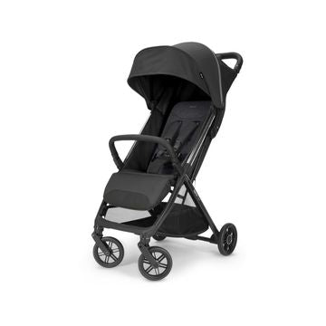 Inglesina Quid3 Tek El Tek Hamle ile Katlanıp Açılan Kabin Boy Bebek Arabası - Cosmic Black