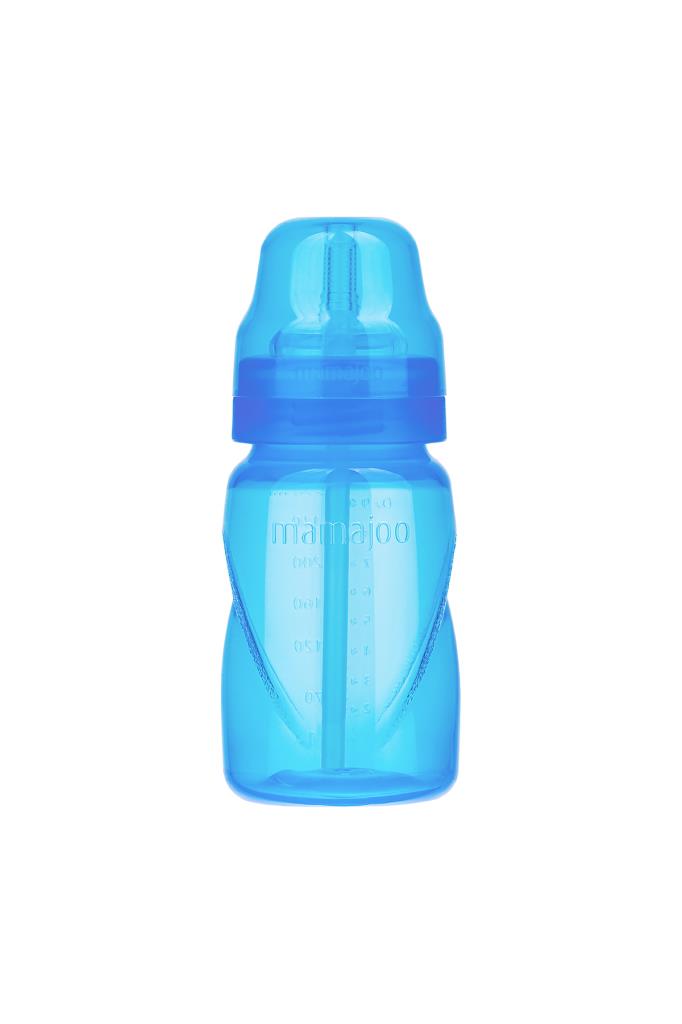 Antikolik Akıtmaz Pipetli Bardak 270 ml Mavi, 12 Ay+