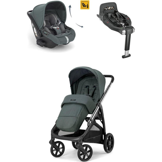 Aptica Glam Tek El ile Açılabilen Çift Yön Bebek Arabası Yatabilen Ana Kucağı Baza 3lü Set