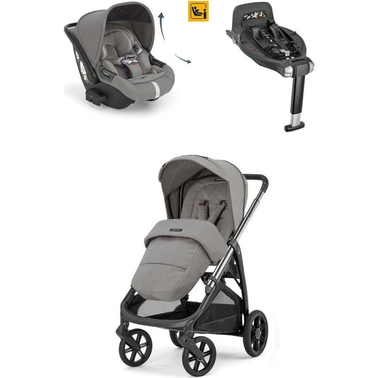 Aptica Glam Tek El ile Açılabilen Çift Yön Bebek Arabası Yatabilen Ana Kucağı Baza 3lü Set