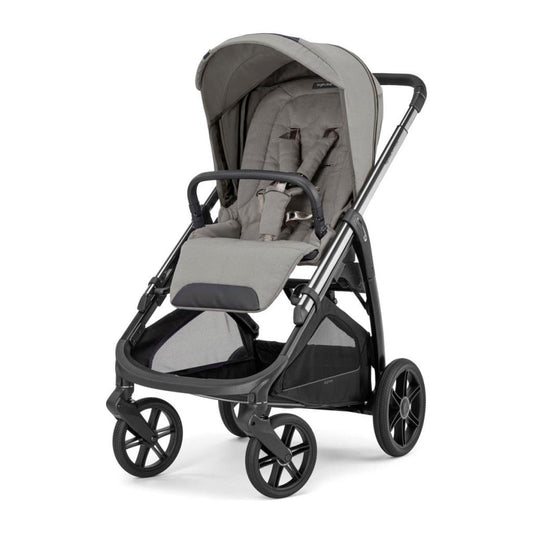 Aptica Glam Tek El Tek Hamle ile Katlanıp Açılan Çift Yön Bebek Arabası - Platinum Grey