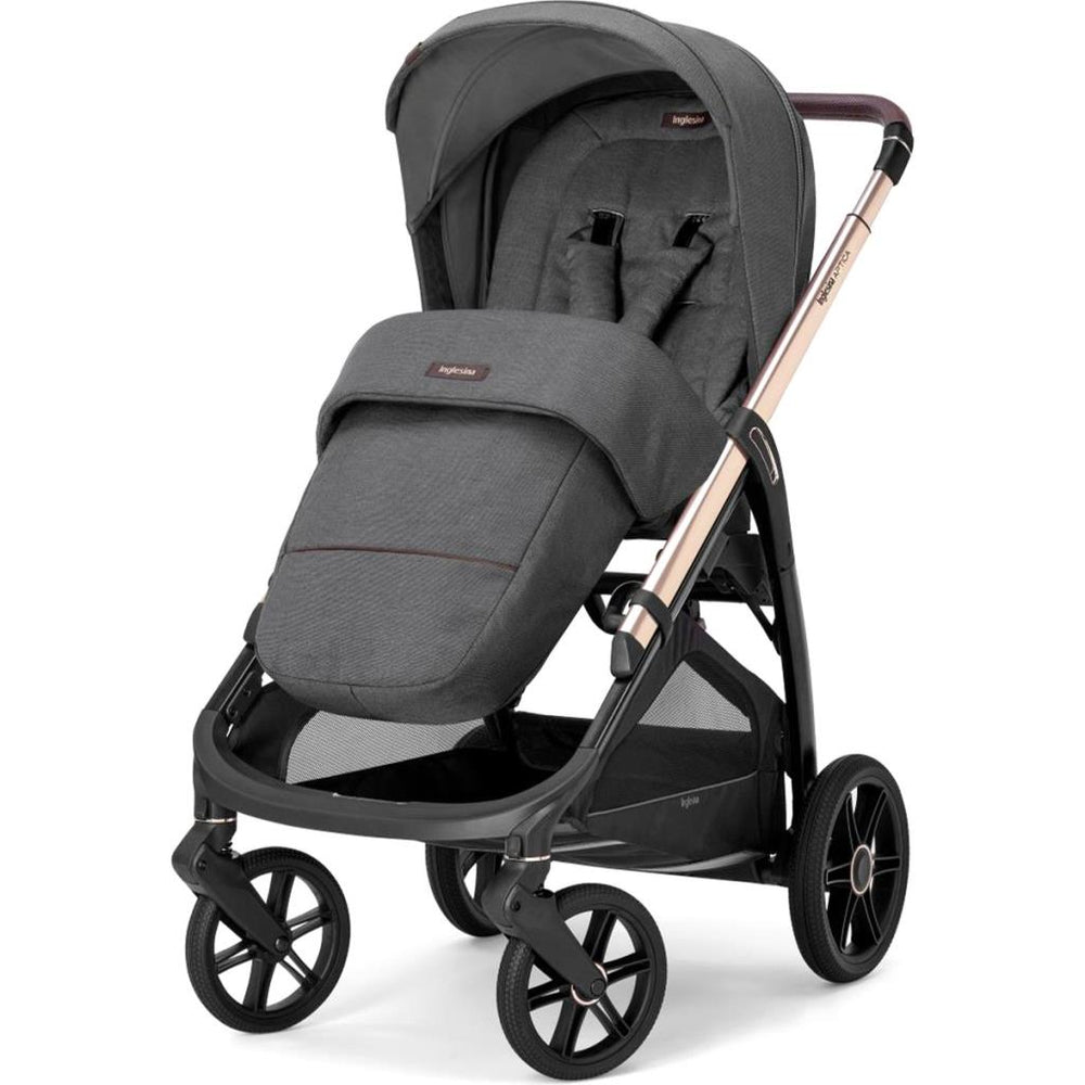 Aptica Glam Tek El Tek Hamle ile Katlanıp Açılan Çift Yön Bebek Arabası - Velvet Grey