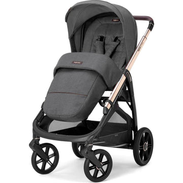 Aptica Glam Tek El Tek Hamle ile Katlanıp Açılan Çift Yön Bebek Arabası - Velvet Grey