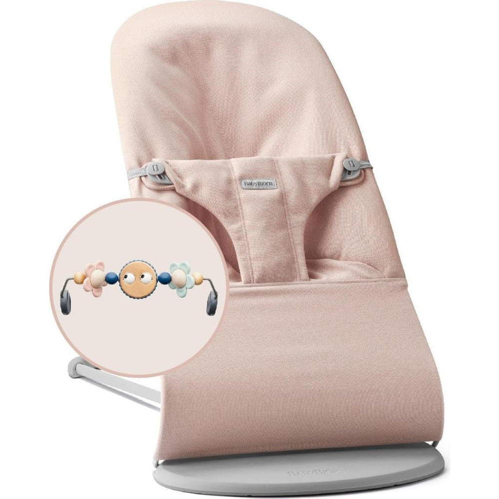 Babybjörn Balance Bliss Ana Kucağı Woven Melange Oyuncaklı / Light Pink