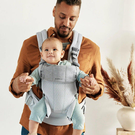 BabyBjörn Kanguru Harmony 3D Mesh / Silver – Baby Baby Bebek BabyBjörn Kanguru Harmony 3D Mesh / Silver – Baby Baby Bebek
