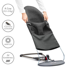 Babybjörn Balance Bliss Ana Kucağı Cotton 3D Jersey / Charcoal Grey