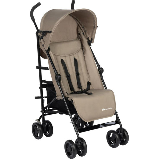 Bebeconfort Rainbow Ultra Kompakt Tek Elle Katlanabilen Baston Bebek Arabası Mineral Beige