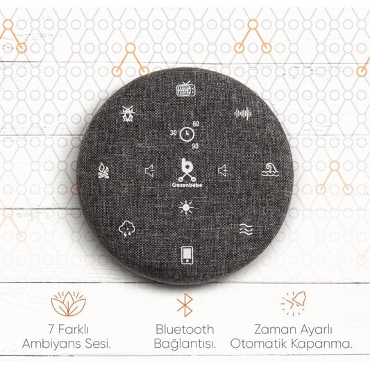 Beyaz Gürültü Bebek Hoparlörü - Uyku ve Konsantrasyon Yardımcısı