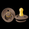 Bibs Colour Kauçuk Emzik 0-6 Ay Dark Oak - Baby Baby Bebek Mağazaları
