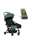 Bliss Ana Kucağı Petal Woven Dark Geen & Bumprider Connect³ Black-Olive Bebek Arabası - Ya