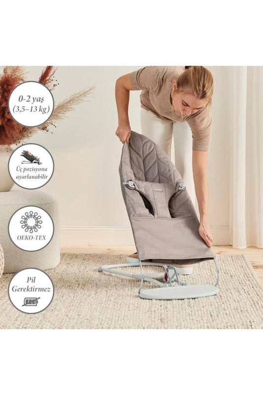 Bliss Ana Kucağı Petal Woven Sand Grey