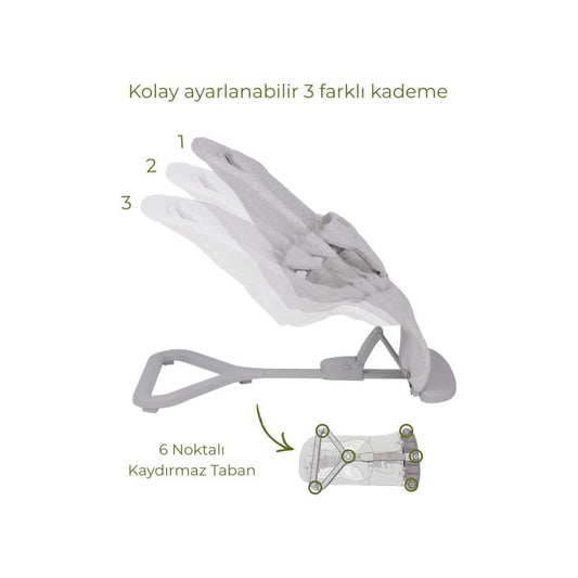 Bouncer Side Ana Kucağı - Beige & Ana Kucağı Oyuncağı - Galaxy