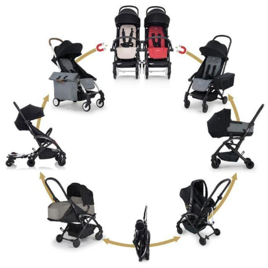 Connect 3 Bebek Arabası Black-Olive Travel Set Cabriofix Black - Baby Baby Bebek Mağazaları